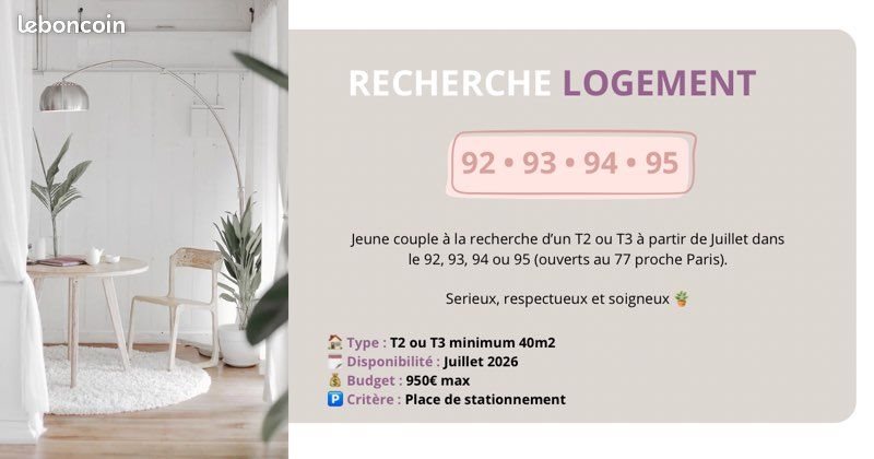 Appartement à louer, 40m², Créteil