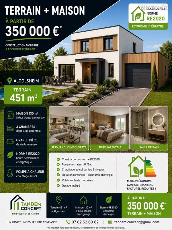 Maison à vendre, 130m², Algolsheim