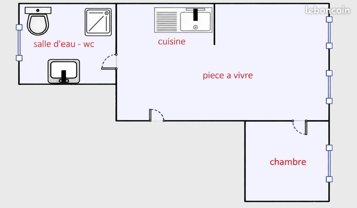 Appartement à vendre, 25m², Beauvais