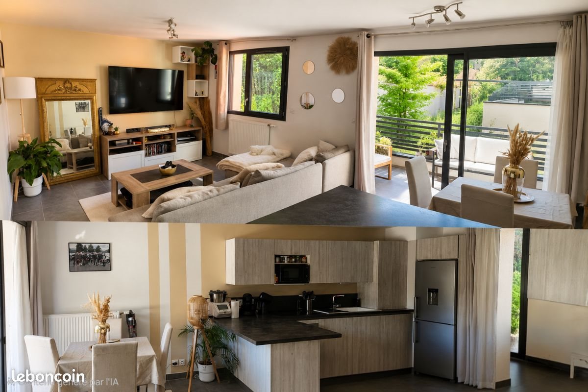 Appartement à vendre, 54m², Saint-Bonnet-de-Mure