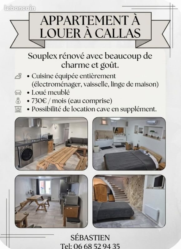Appartement à louer, 39m², Le Muy