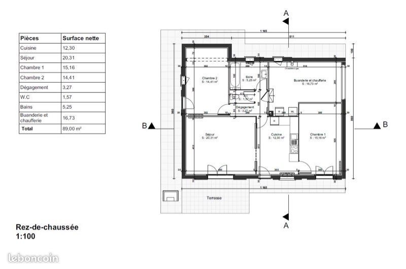 Maison à vendre, 89m², Gaillard