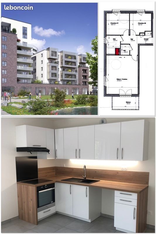 Appartement à louer, 63m², Mulhouse