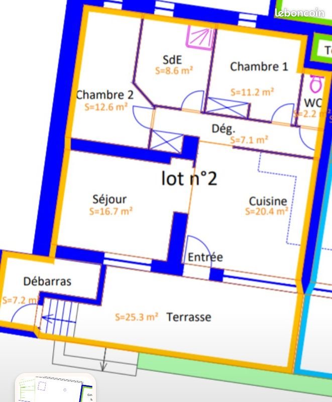 Appartement à vendre, 75m², Saujon