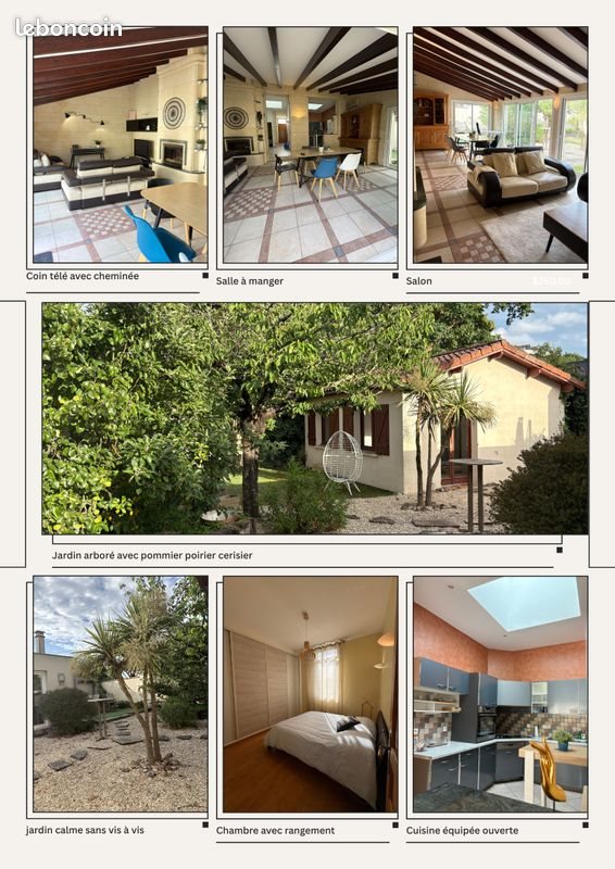 Maison à louer, 130m², Le Bouscat
