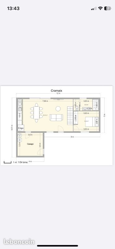 Maison à louer, 82m², Loupiac