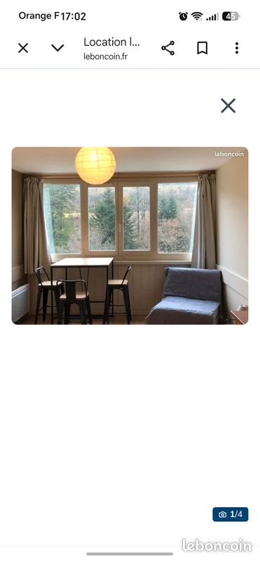 Appartement à vendre, 19m², Laveissière