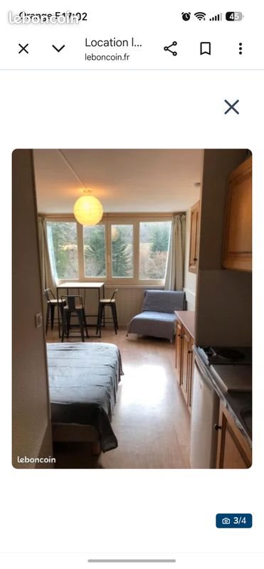 Appartement à vendre, 19m², Laveissière
