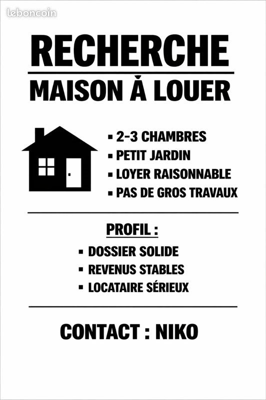 Maison à louer, 45m², Langon