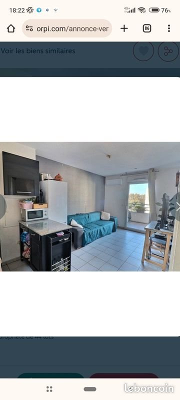 Appartement à vendre, 37m², Marseille 15ème