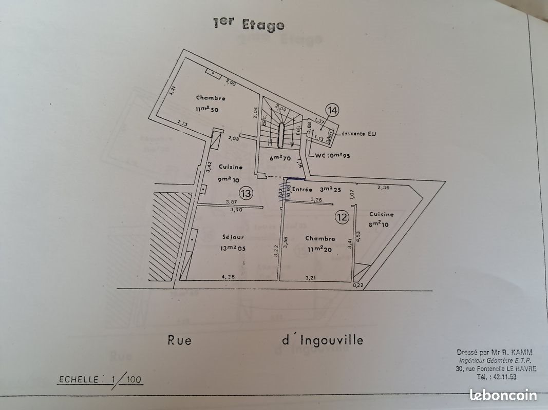 Appartement à vendre, 57m², Le Havre