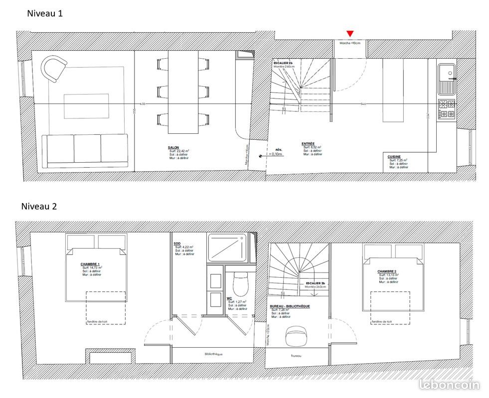 Appartement à vendre, 78m², Pont-du-Château