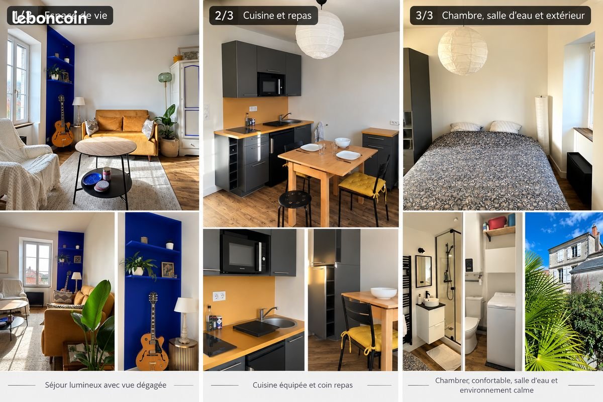 Appartement à louer, 25m², La Rochelle