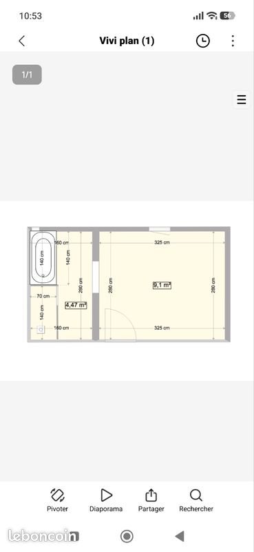 Appartement à louer, 14m², La Turballe