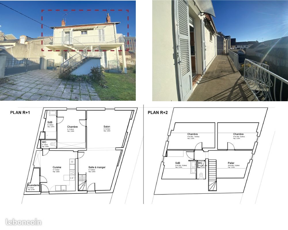 Appartement à louer, 110m², Moulins