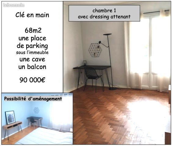 Appartement à vendre, 68m², Saint-Étienne
