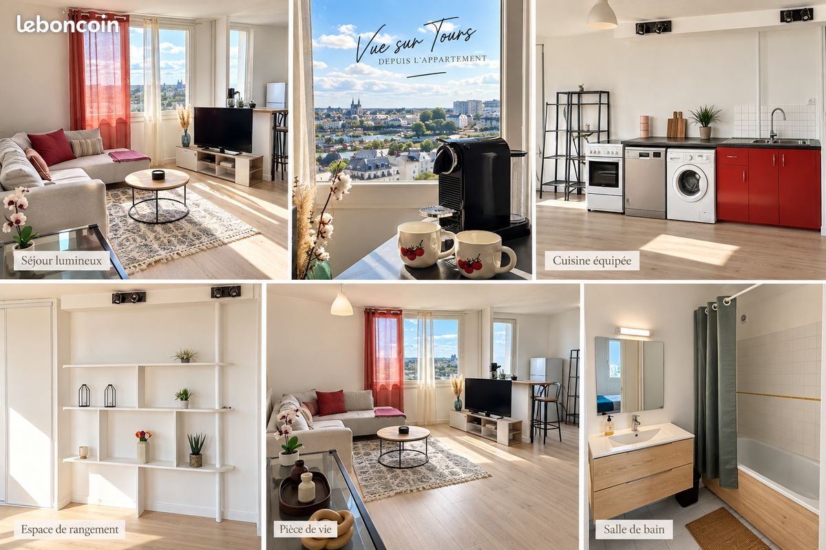 Appartement à louer, 50m², Saint-Pierre-des-Corps