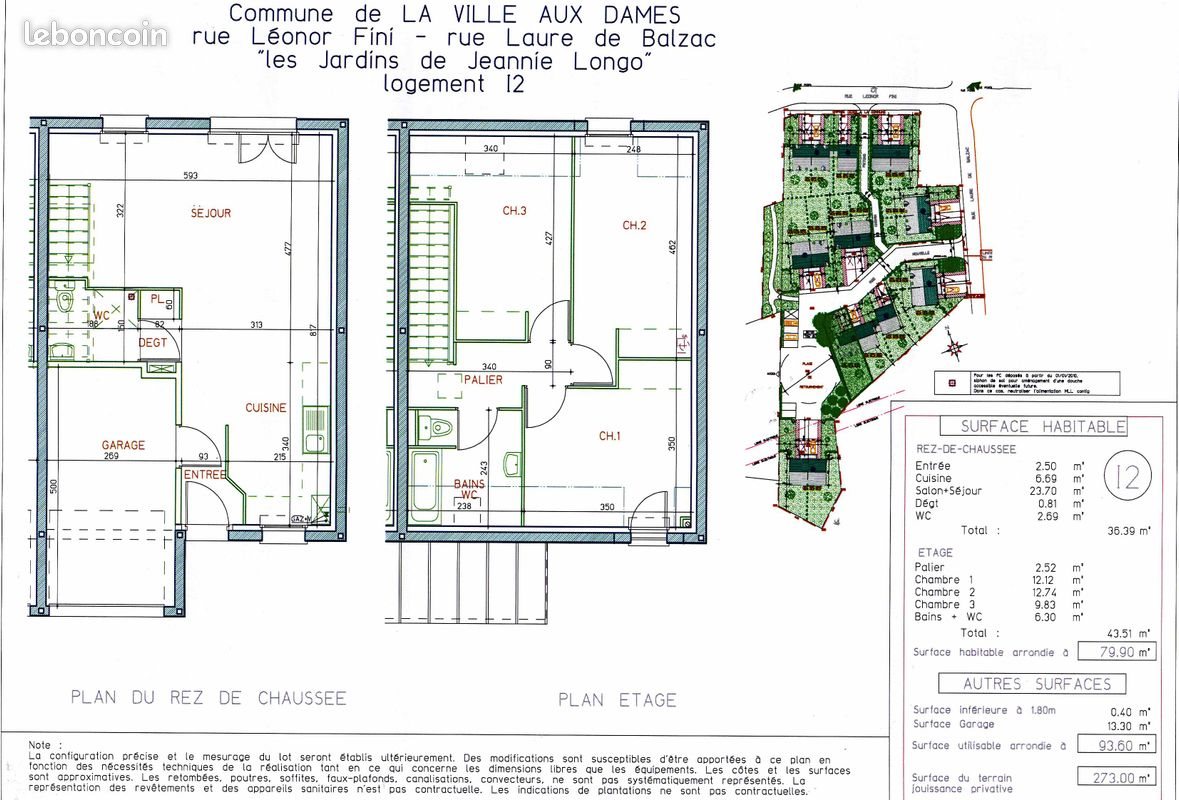 Maison à vendre, 79m², La Ville-aux-Dames