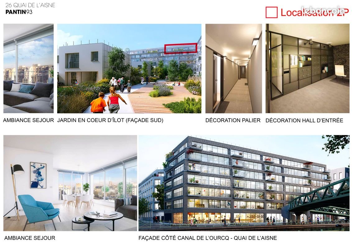 Appartement à louer, 42m², Pantin