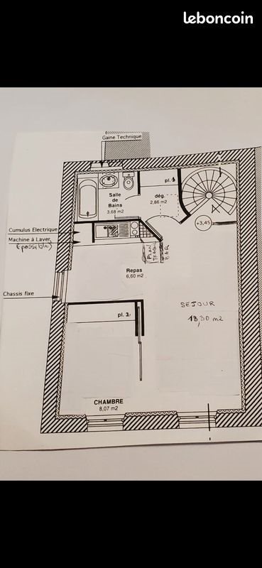 Appartement à louer, 43m², Albi
