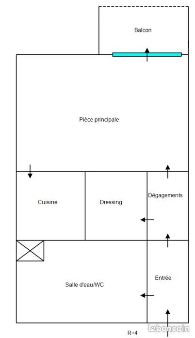 Appartement à vendre, 29m², Tours
