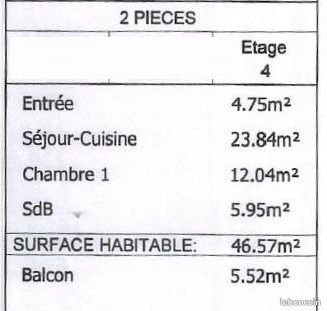 Appartement à louer, 46m², Bagnolet