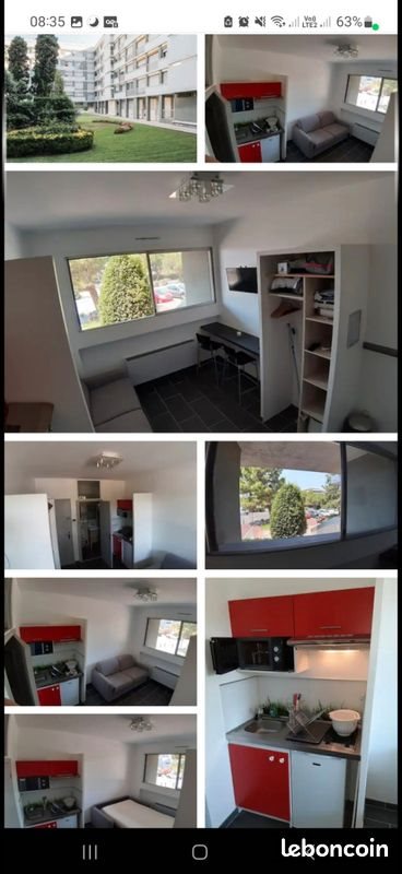 Appartement à louer, 14m², Marseille 8ème