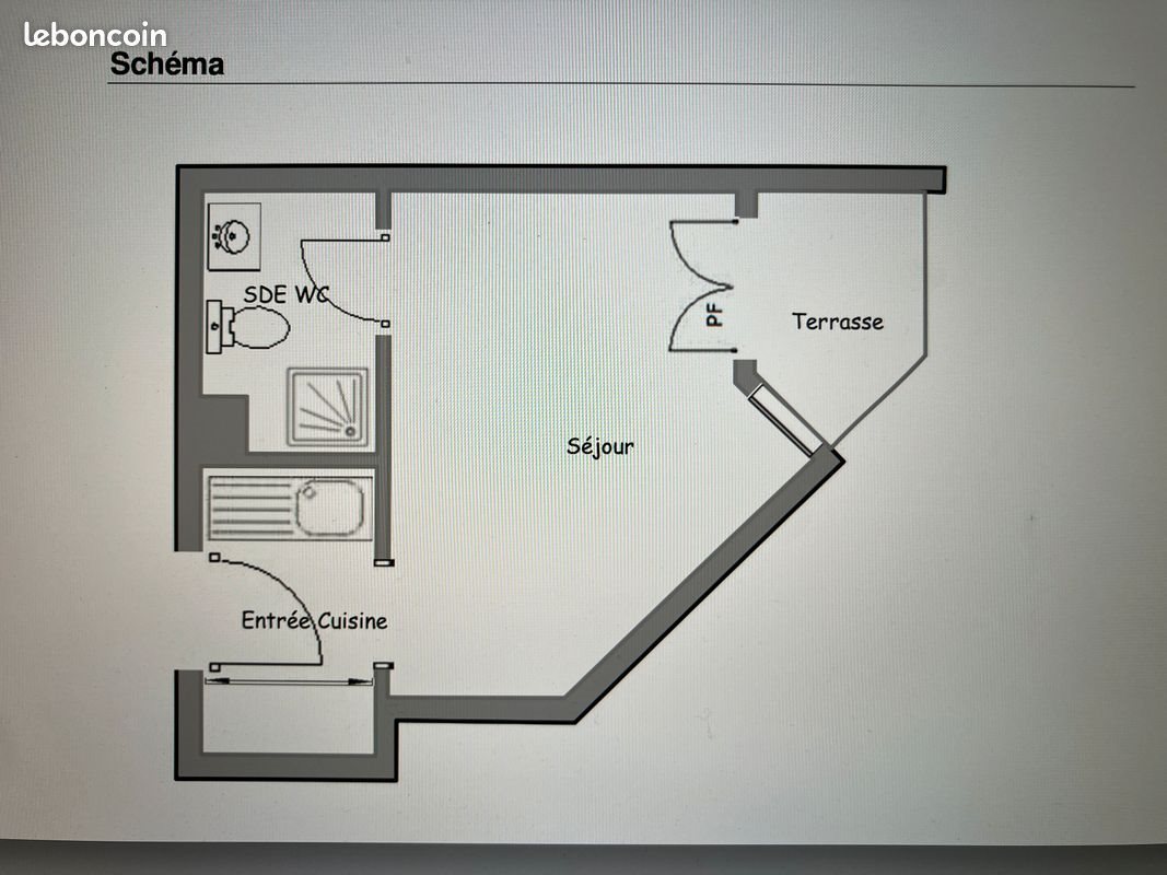 Appartement à vendre, 17m², Montpellier