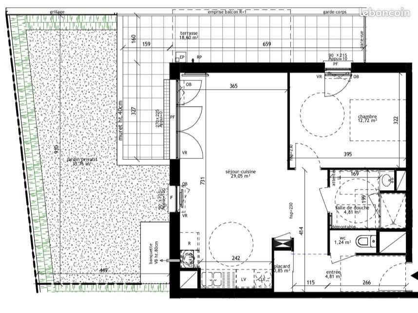 Appartement à louer, 55m², Tinqueux