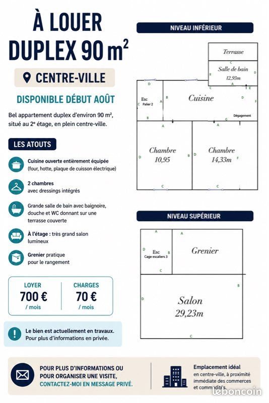 Appartement à louer, 90m², Sarrebourg