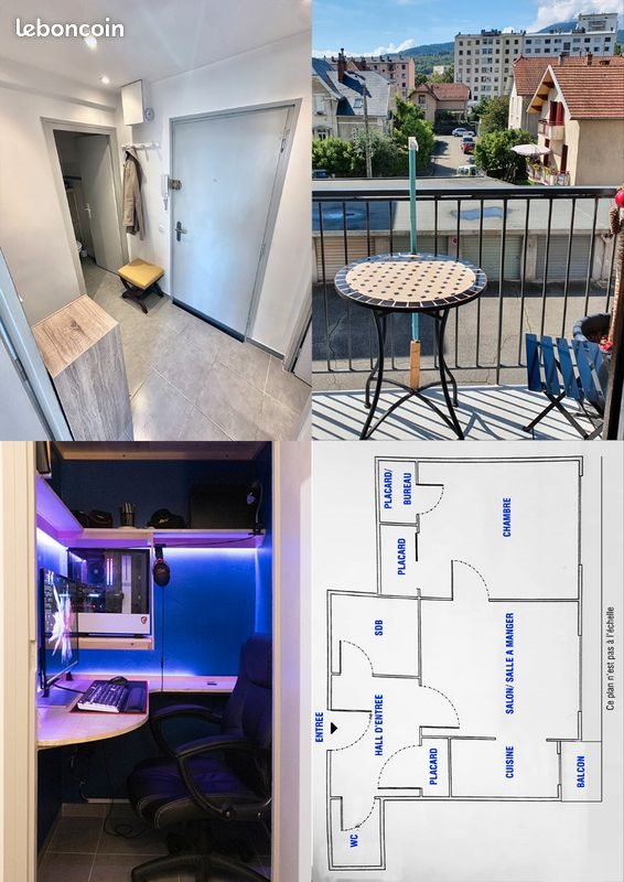 Appartement à vendre, 42m², Chambéry