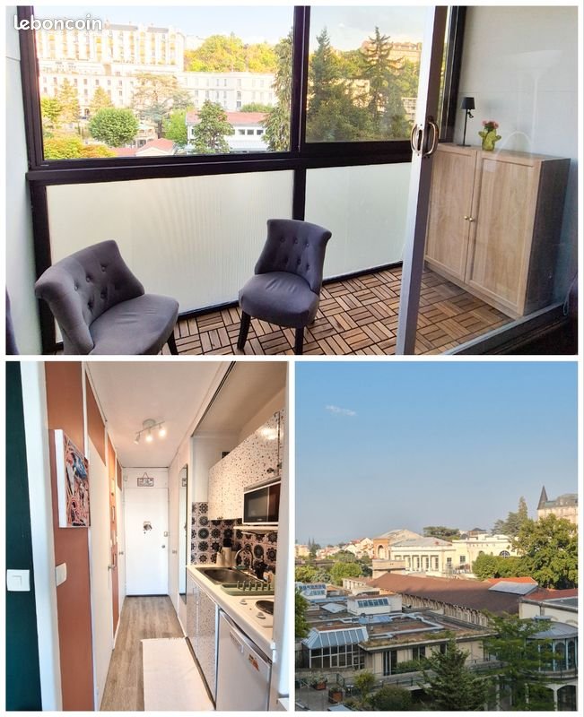 Appartement à louer, 18m², Royat