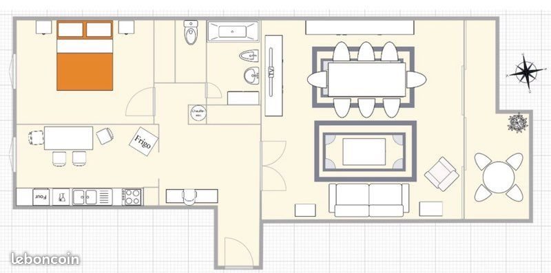 Appartement à vendre, 72m², La Baule-Escoublac