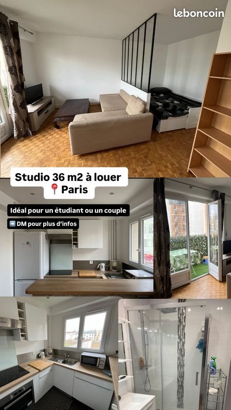 Appartement à louer, 36m², Pantin