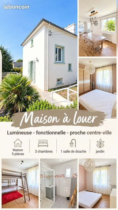 Maison à louer, 78m², Carhaix-Plouguer