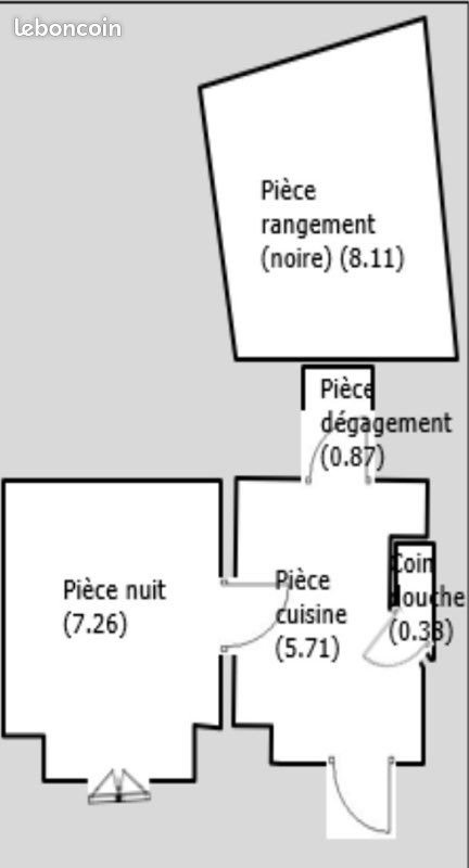 Appartement à vendre, 21m², Bastia