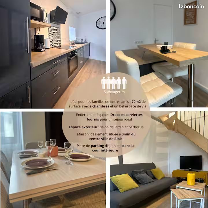 Maison à louer, 60m², Blois