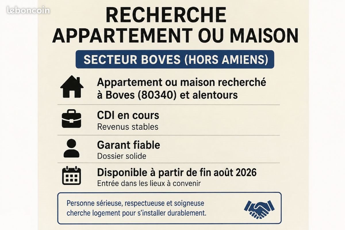 Appartement à louer, 35m², Boves