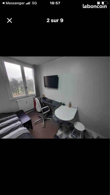 Appartement à louer, 19m², Compiègne