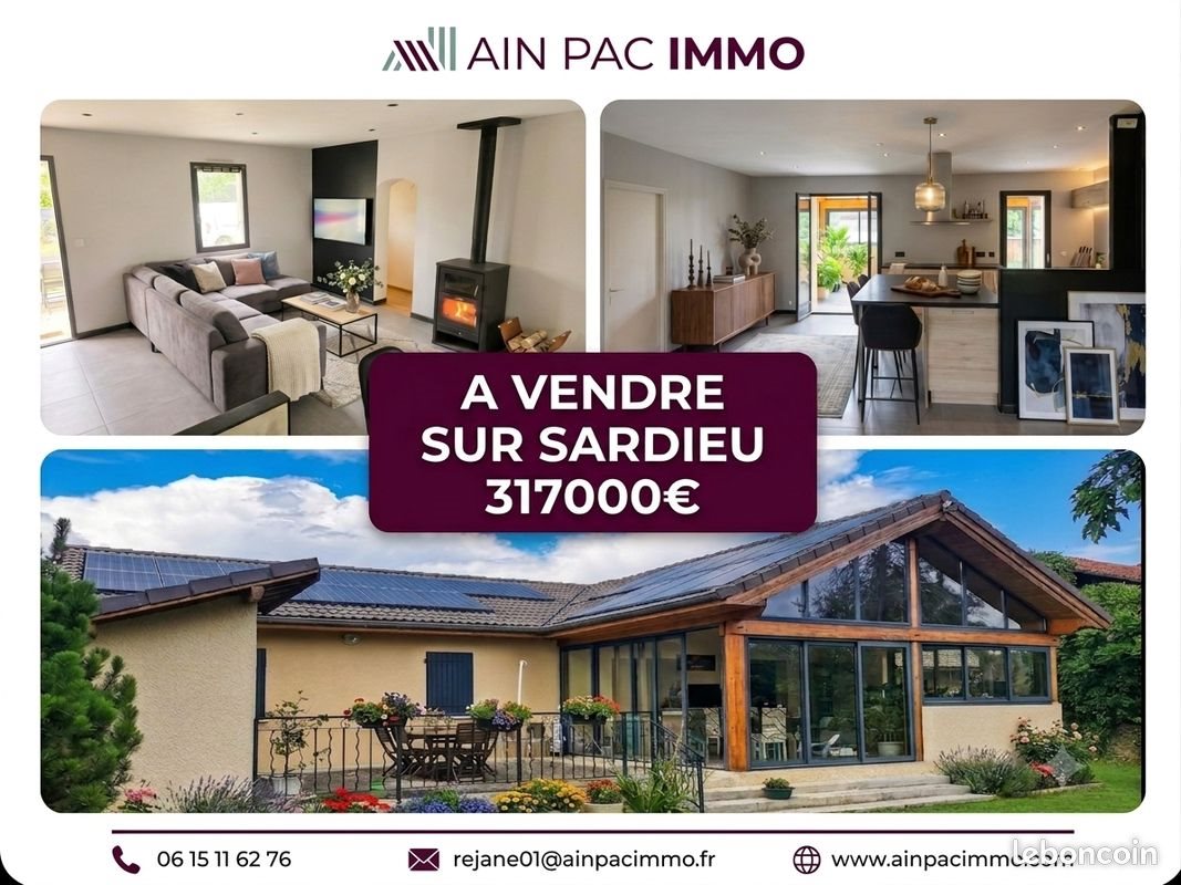 Maison à vendre, 140m², Sardieu