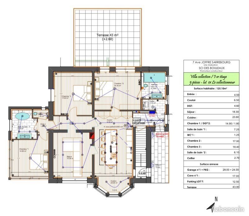Appartement à vendre, 125m², Sarrebourg