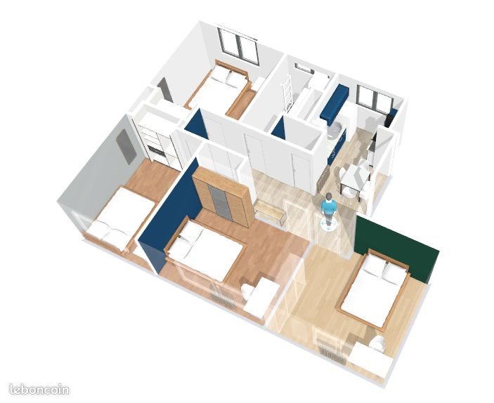 Appartement à louer, 66m², Rennes