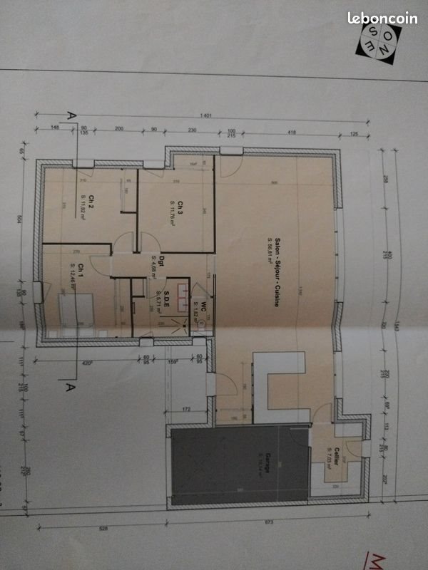 Maison à vendre, 112m², Chauray