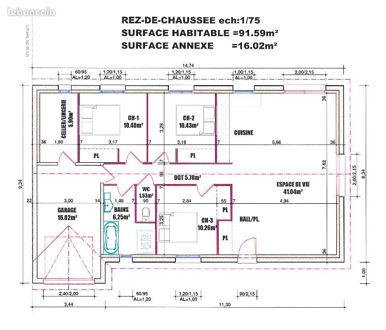 Maison à vendre, 91m², Vitot