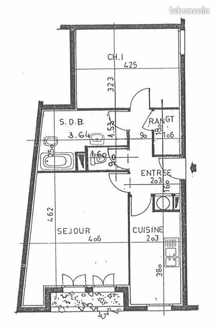 Appartement à louer, 58m², Metz