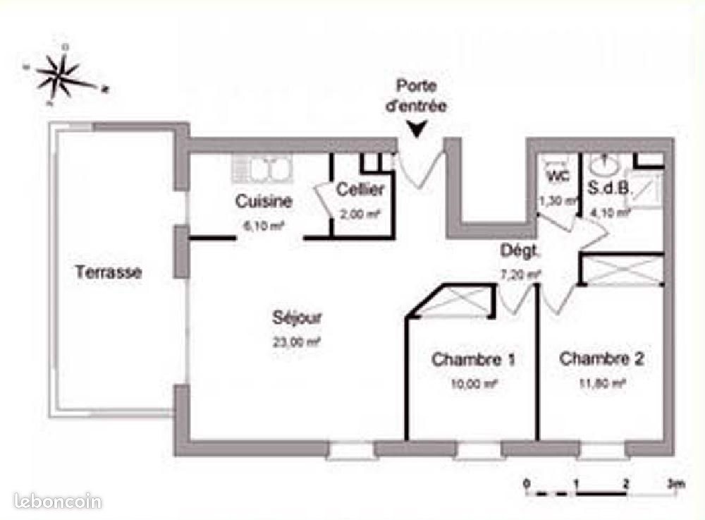 Appartement à louer, 65m², Althen-des-Paluds