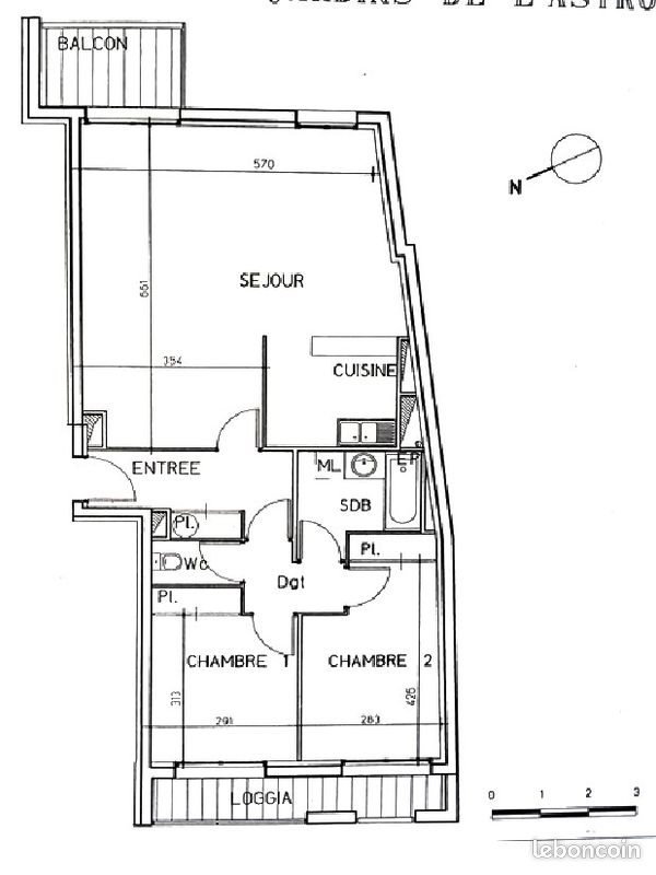 Appartement à louer, 78m², Albi