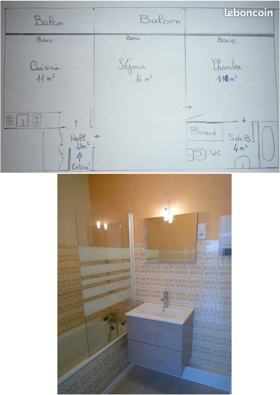 Appartement à louer, 45m², Béziers