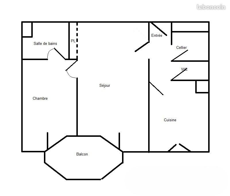 Appartement à louer, 48m², Montigny-le-Bretonneux