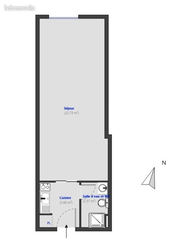 Appartement à vendre, 29m², Nice